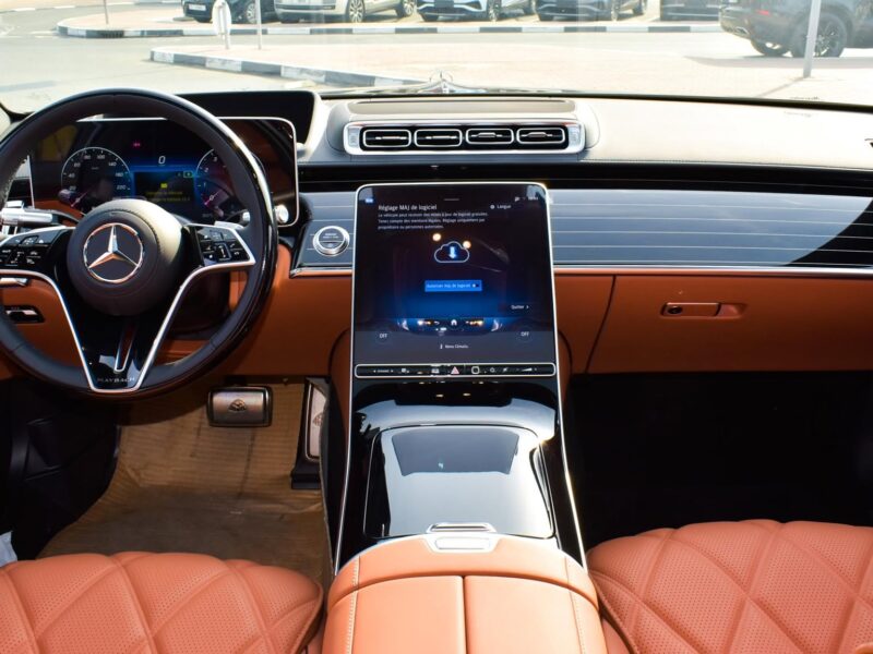 2022 Mercedes-Maybach S 680 6.0 Litres V12 Biturbo Petrol Engine Grey Tan Sedan Automatic