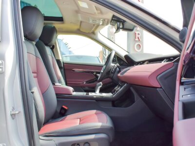 2022 Land Rover Range Rover Evoque P300 Hybrid 2.0L 4 Cylinders Engine Silver Burgundy SUV