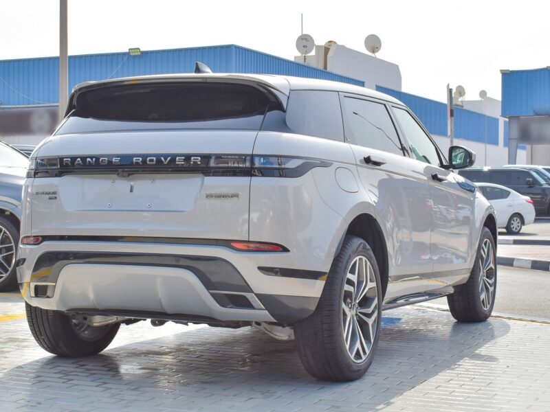 2022 Land Rover Range Rover Evoque P300 Hybrid 2.0L 4 Cylinders Engine Silver Burgundy SUV