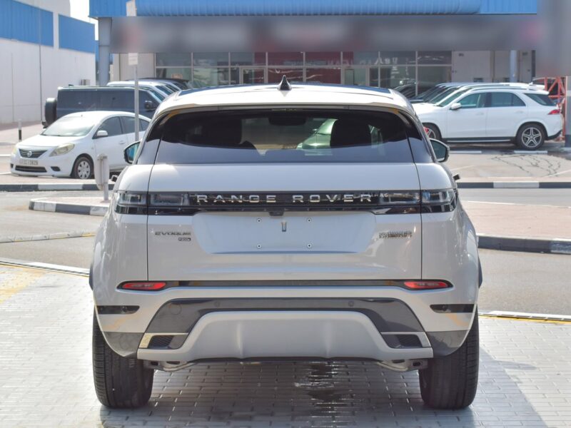 2022 Land Rover Range Rover Evoque P300 Hybrid 2.0L 4 Cylinders Engine Silver Burgundy SUV