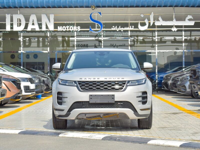 2022 Land Rover Range Rover Evoque P300 Hybrid 2.0L 4 Cylinders Engine Silver Burgundy SUV