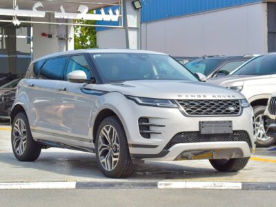 2022 Land Rover Range Rover Evoque P300 Hybrid 2.0L 4 Cylinders Engine Silver Burgundy SUV