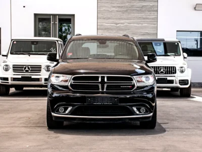 2018 Dodge Durango SXT 6 Cylinders Petrol Engine Black Well Maintained SUV American Specs