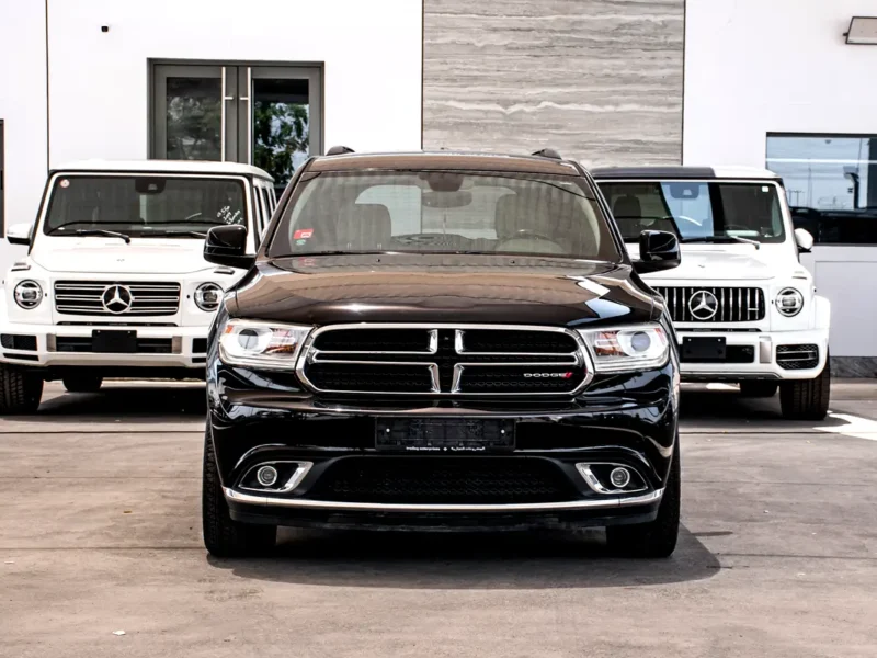 2018 Dodge Durango SXT 6 Cylinders Petrol Engine Black Well Maintained SUV American Specs
