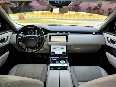 2018 Land Rover Range Rover Velar P250 S 2.0L 4 Cylinders Petrol Engine Silver Beige SUV GCC