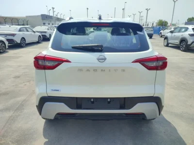 2025 Nissan Magnite S 1.0 Litres 3 Cylinders Petrol Engine White Black Crossover Full Option