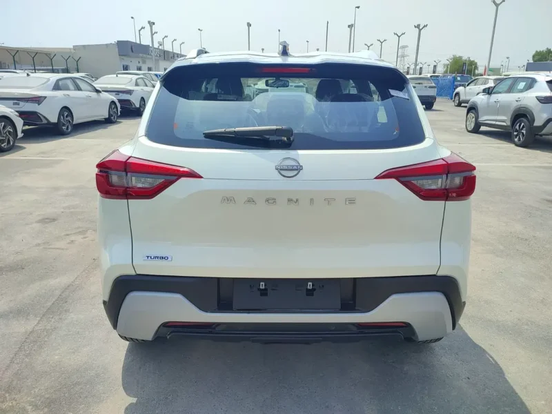 2025 Nissan Magnite S 1.0 Litres 3 Cylinders Petrol Engine White Black Crossover Full Option