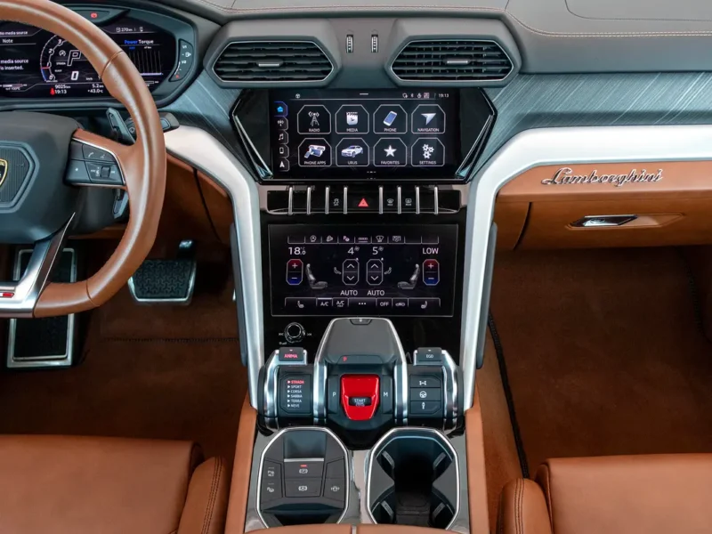 2022 Lamborghini Urus Standard 4.0 Litres V8 Twin-Turbo Petrol Engine Black Brown SUV