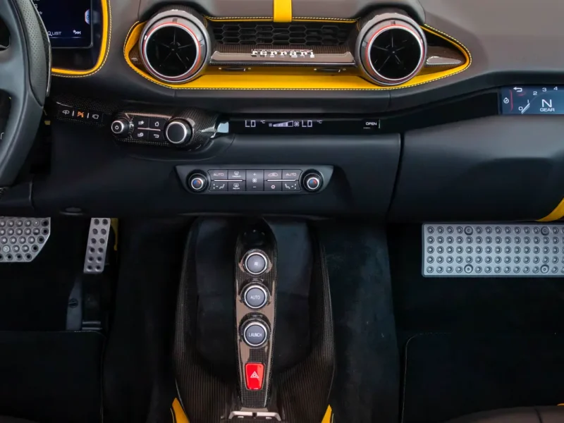 2019 Ferrari 812 Superfast Standard 6.5 Litres V12 Engine Yellow Black Coupe Pristine Condition