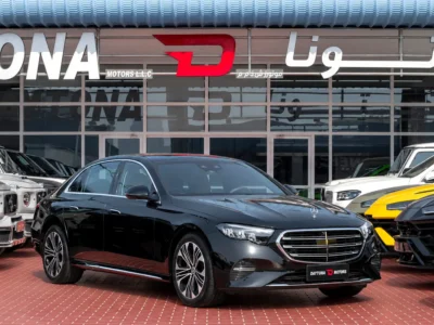 2025 Mercedes-Benz E-Class E 300 V4 2.0 Litres Turbo Petrol Engine Black Brown Sedan