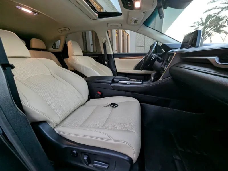 2021 Lexus RX-Series RX 350 Platinum 6 Cylinders Petrol Engine Black Beige SUV US Specs