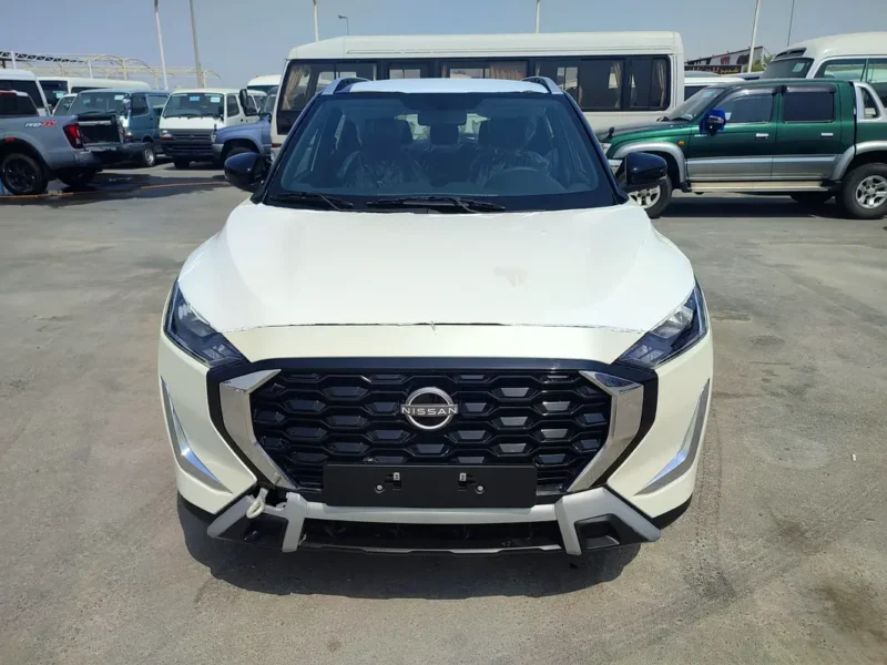 2025 Nissan Magnite S 1.0 Litres 3 Cylinders Petrol Engine White Black Crossover Full Option