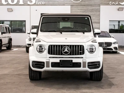 2022 Mercedes-Benz G-Class G 63 AMG 4.0L V8 Biturbo Engine White Black SUV 5A Auction Grade