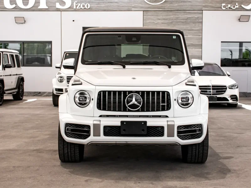 2022 Mercedes-Benz G-Class G 63 AMG 4.0L V8 Biturbo Engine White Black SUV 5A Auction Grade