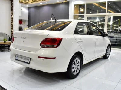 2024 Kia Pegas EX 4 Cylinders Petrol Engine White Grey Sedan GCC Specs Automatic