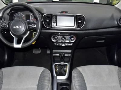 2024 Kia Pegas EX 4 Cylinders Petrol Engine White Grey Sedan GCC Specs Automatic