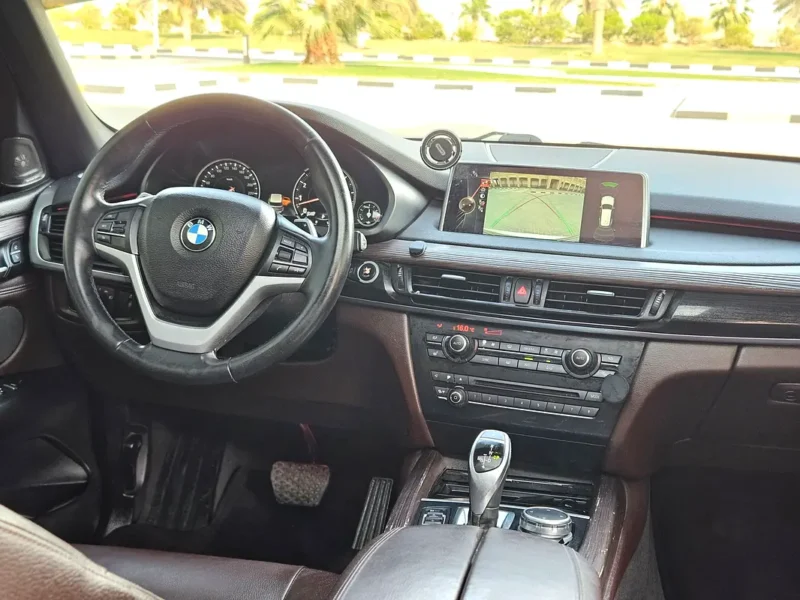 2015 BMW X5 xDrive35i 3.0L inline-6 TwinPower Turbo Engine Silver Brown SUV GCC Specs