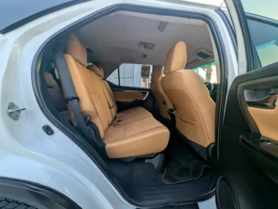 2023 Toyota Fortuner VXR 2.8 Litres V4 Diesel Engine White Tan SUV GCC Specs Full Option