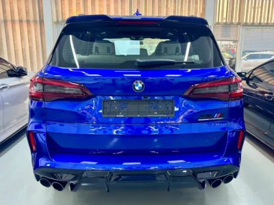 2021 BMW X5 M Competition 4.4L V8 M TwinPower Turbo Engine Blue White SUV GCC Specs