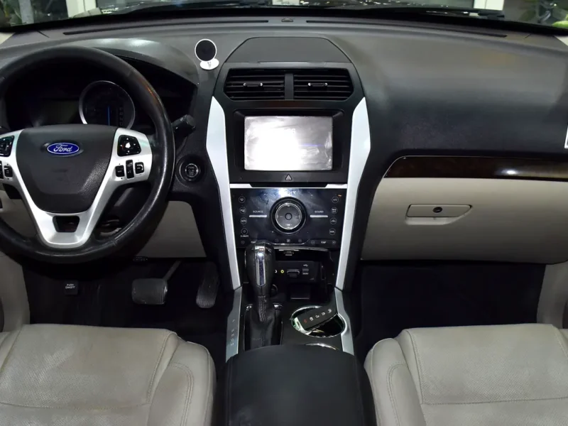 2013 Ford Explorer Limited 6 Cylinders Petrol Engine Brown Beige SUV GCC Specs Automatic