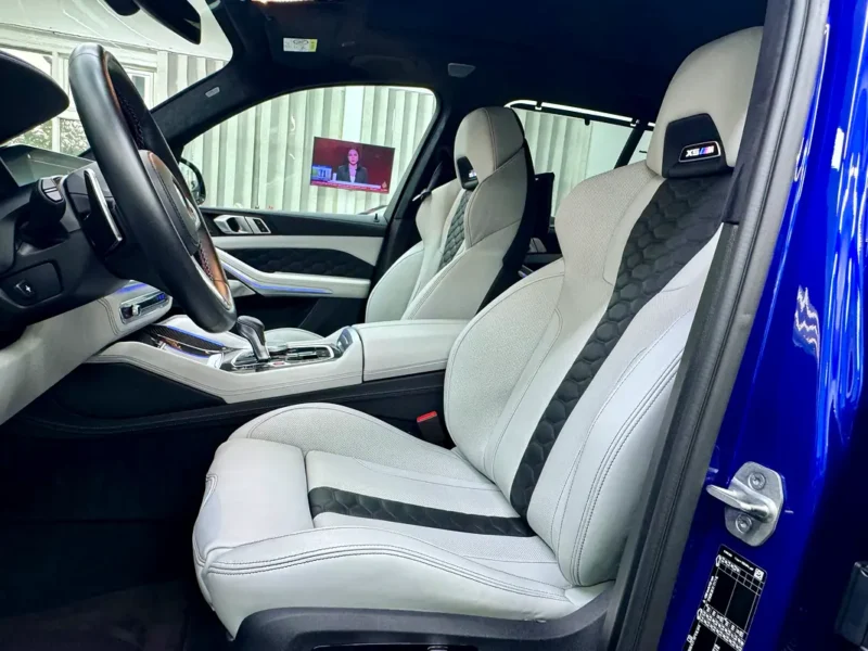 2021 BMW X5 M Competition 4.4L V8 M TwinPower Turbo Engine Blue White SUV GCC Specs