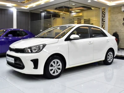 2024 Kia Pegas EX 4 Cylinders Petrol Engine White Grey Sedan GCC Specs Automatic