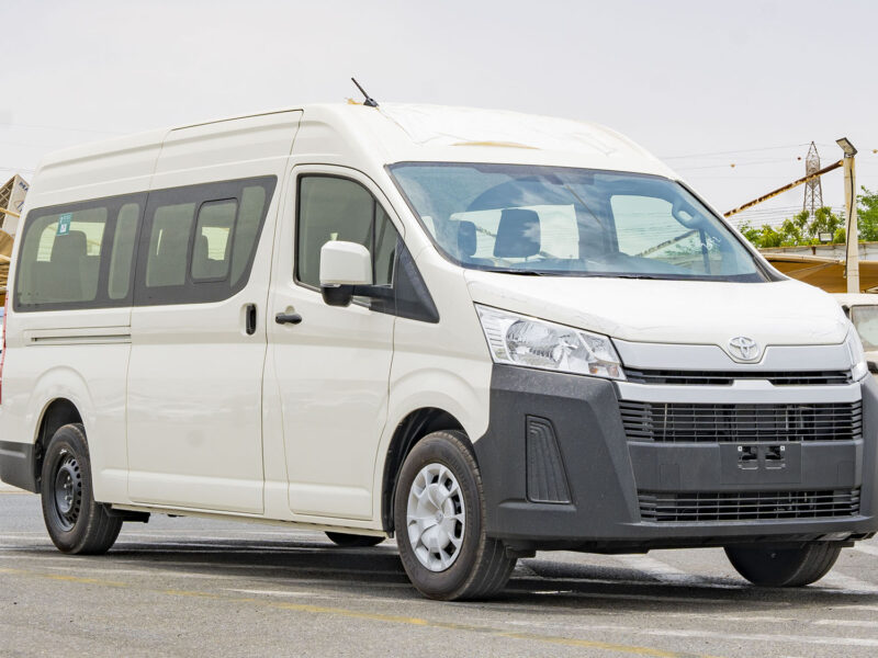 2026 Toyota Hiace 3.5L V6 24-Valve DOHC VVT-i Manual Transmission White Grey High Roof Van