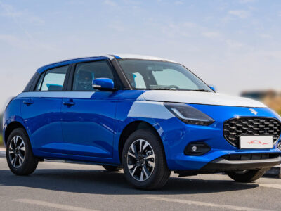 2026 Suzuki Swift GLX CVT 1.2L Inline-4 DualJet Petrol Engine Blue Black Hatchback GCC Specs