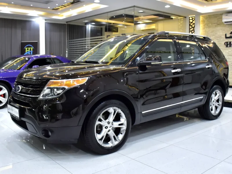 2013 Ford Explorer Limited 6 Cylinders Petrol Engine Brown Beige SUV GCC Specs Automatic