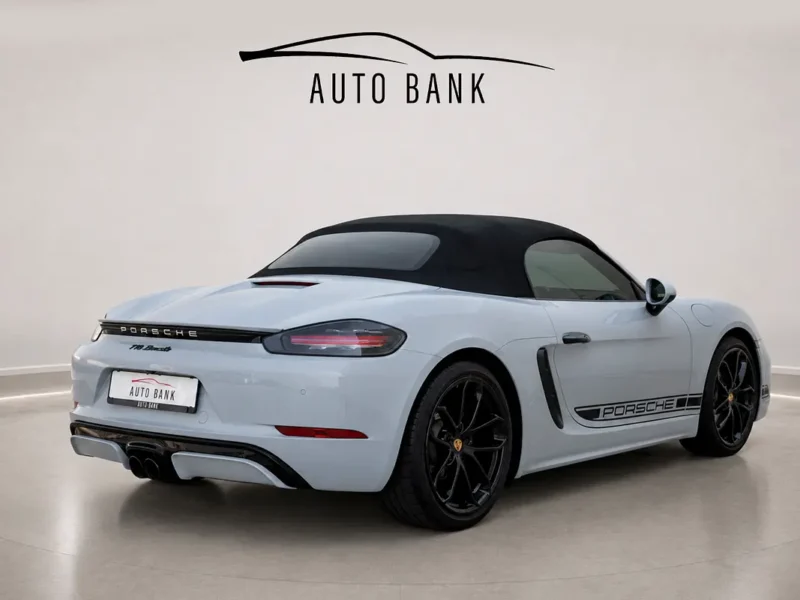 2024 Porsche 718 Boxster 4 Cylinders Petrol Engine Grey Black Soft Top Convertible GCC Specs