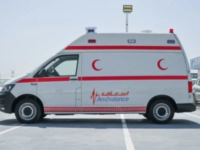 2019 Volkswagen Transporter STD High-Roof Ambulance 2.0L 4 Cylinders Engine White Black Van