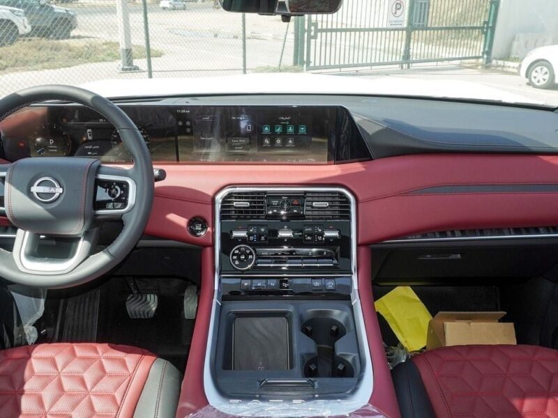 2026 Nissan Patrol LE PLATINUM CITY 3.5-liter Twin-Turbocharged V6 Blue Red SUV GCC Specs