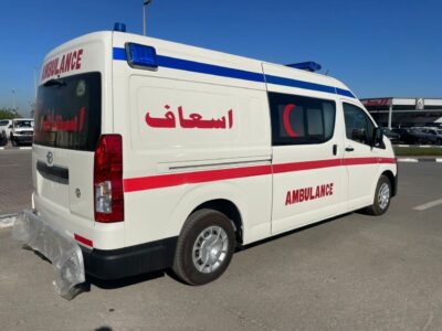 2026 Toyota Hiace GL TOYOTA AMBULANCE 3.5L 6 Cylinders Engine White Blue Van GCC