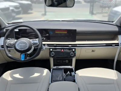 2025 Hyundai Tucson 1.6 L G1.6 T‑GDi turbocharged inline‑4 Green Beige SUV GCC Specs