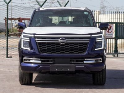 2026 Nissan Patrol LE PLATINUM CITY 3.5-liter Twin-Turbocharged V6 Blue Red SUV GCC Specs