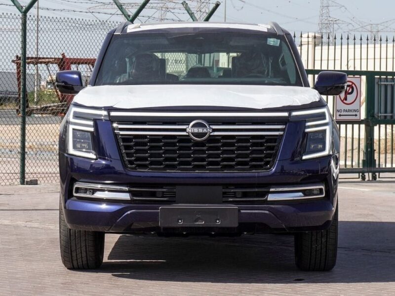 2026 Nissan Patrol LE PLATINUM CITY 3.5-liter Twin-Turbocharged V6 Blue Red SUV GCC Specs
