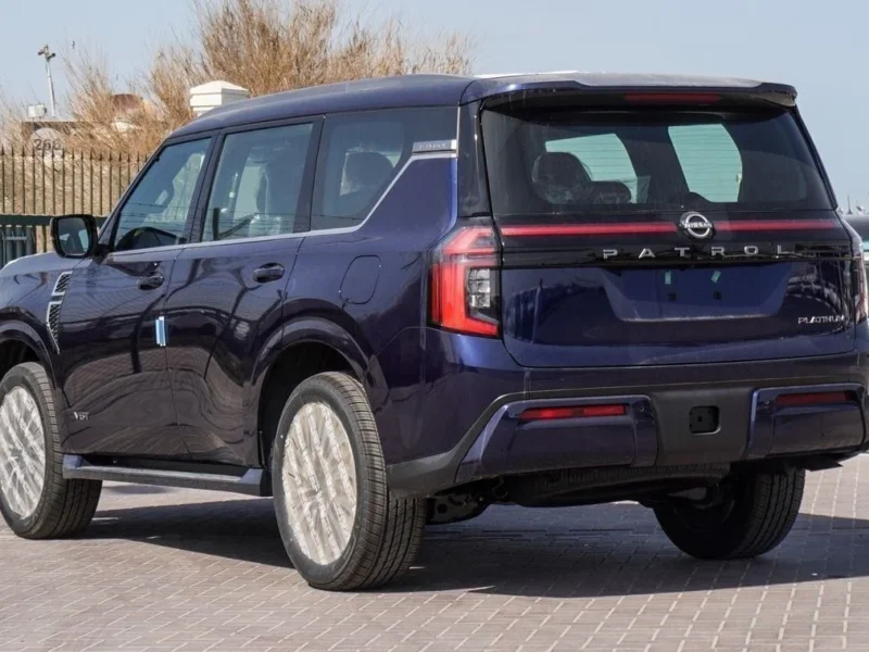 2026 Nissan Patrol LE PLATINUM CITY 3.5-liter Twin-Turbocharged V6 Blue Red SUV GCC Specs