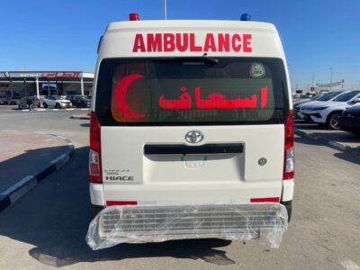 2026 Toyota Hiace GL TOYOTA AMBULANCE 3.5L 6 Cylinders Engine White Blue Van GCC