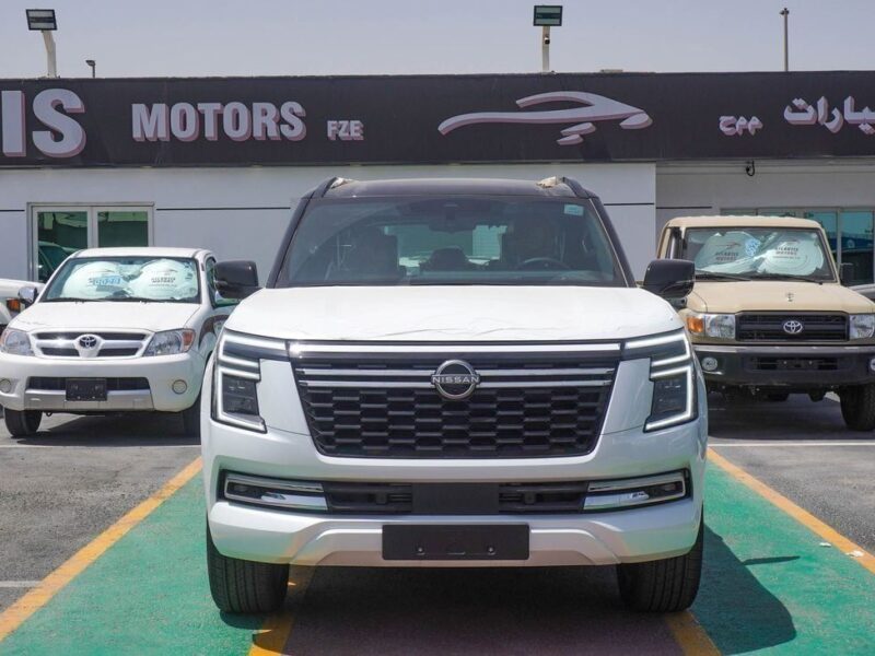 2026 Nissan Patrol LE PLATINUM CITY 3.5-liter Twin-Turbocharged V6 White Tan SUV GCC Specs
