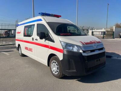 2026 Toyota Hiace GL TOYOTA AMBULANCE 3.5L 6 Cylinders Engine White Blue Van GCC