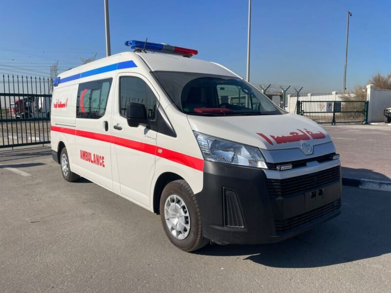 2026 Toyota Hiace GL TOYOTA AMBULANCE 3.5L 6 Cylinders Engine White Blue Van GCC