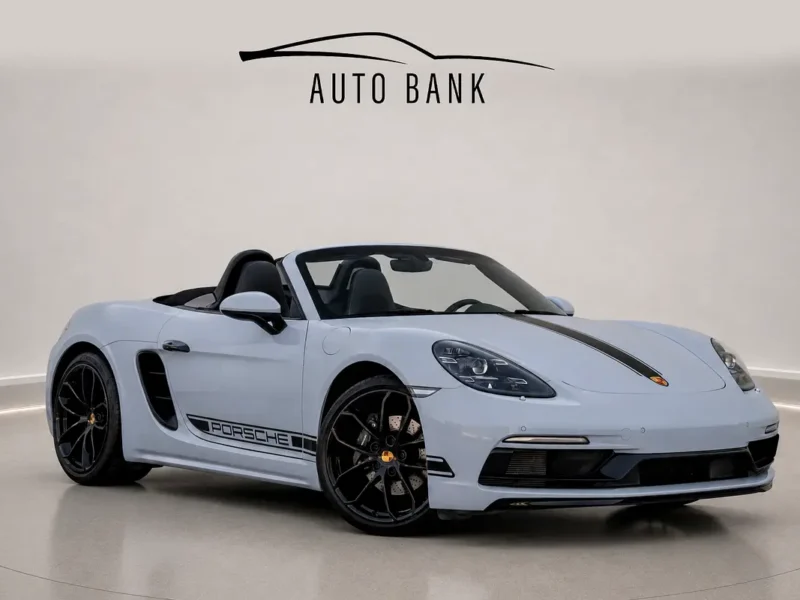 2024 Porsche 718 Boxster 4 Cylinders Petrol Engine Grey Black Soft Top Convertible GCC Specs