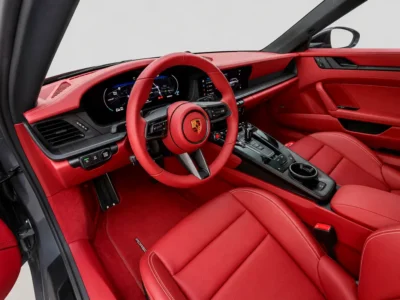 2026 Porsche 911 Carrera GTS 6 Cylinders Hybrid Engine Grey Red Coupe GCC Performance Luxury