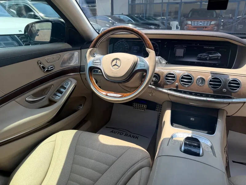2015 Mercedes-Benz S-Class S 400 6 Cylinders Petrol Engine Black Beige Sedan GCC Specs