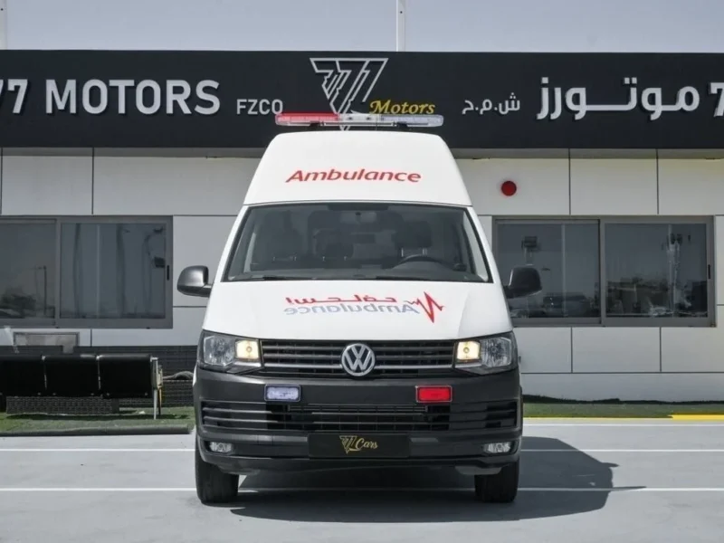 2019 Volkswagen Transporter STD High-Roof Ambulance 2.0L 4 Cylinders Engine White Black Van