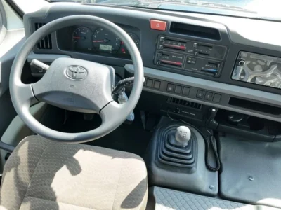 2025 Toyota Coaster High Roof 4.0L Turbo Diesel 4 Cylinders White Brown Bus GCC Specs