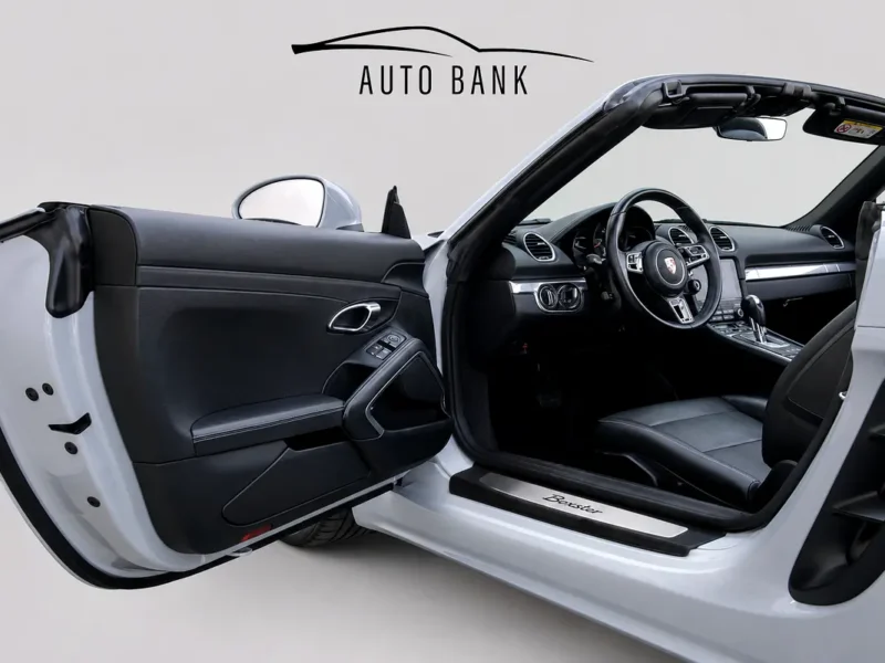 2024 Porsche 718 Boxster 4 Cylinders Petrol Engine Grey Black Soft Top Convertible GCC Specs