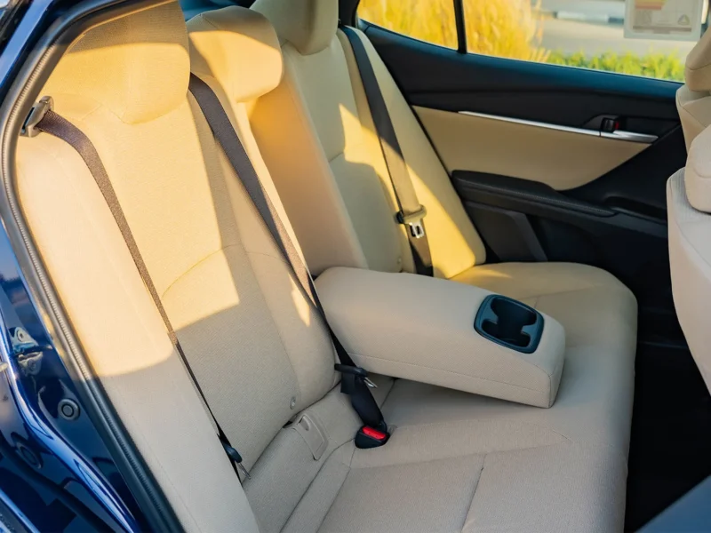 2026 Toyota Camry LE 2.5L Inline-4 Hybrid with Atkinson Cycle Blue Beige Sedan GCC Specs