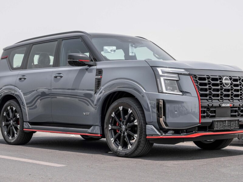 2026 Nissan Patrol Nismo 3.5 Litres Twin‑Turbocharged V6 Petrol Engine Grey Red SUV GCC