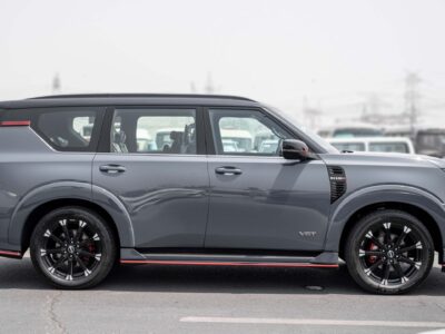 2026 Nissan Patrol Nismo 3.5 Litres Twin‑Turbocharged V6 Petrol Engine Grey Red SUV GCC